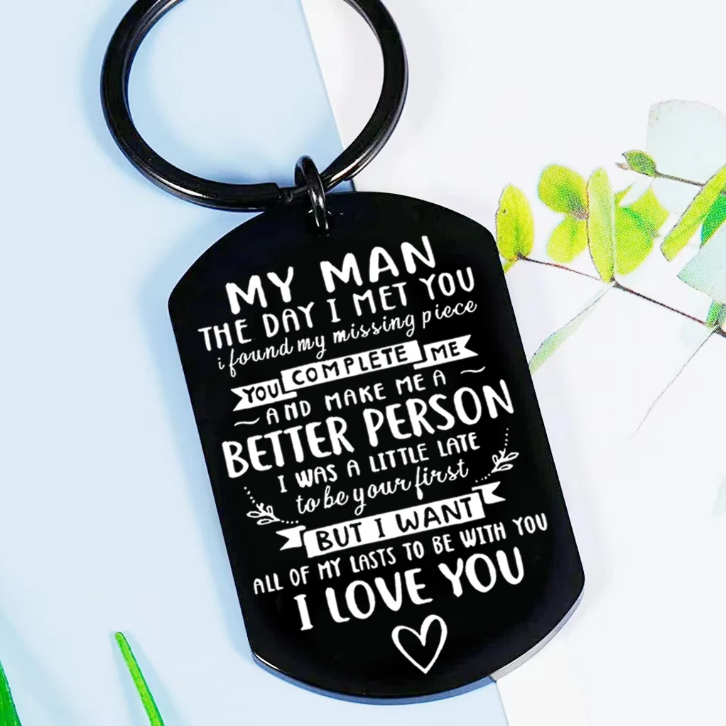 عيد الميلاد لعيد الميلاد لصديقها زوج عيد الحب الذكرى السنوية أحبك هدايا له الرجال صديقها المفاتيح #1