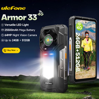 【World Premiere】Ulefone Armor 33 4G Rugged Phone 25500 mAh 512GB ROM Up to 24GB RAM 120Hz 6.59\