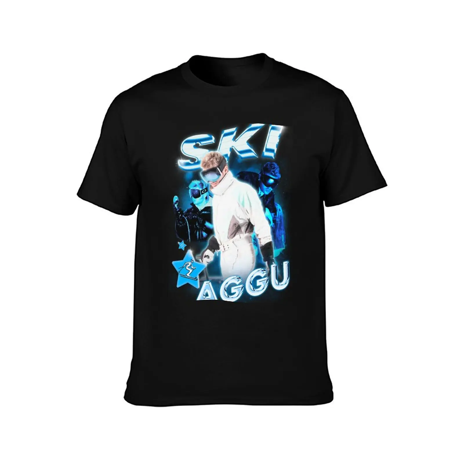 Ski Aggu Vintage Merch T-Shirt vintage graphic tee anime quick-drying funny t shirts men