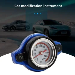 Car and motorcycle modified small head thermometer water tank pressure cover radiator water temperature meter water tank cover