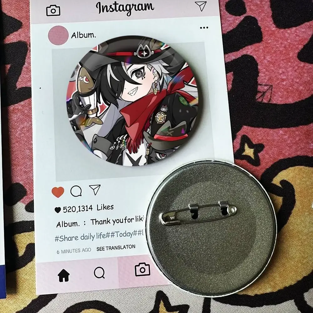 Anime Game B-oothill Badges 25 32 44 58 75 mm Round Fans Collect Friends Gifts Brooch Souvenir