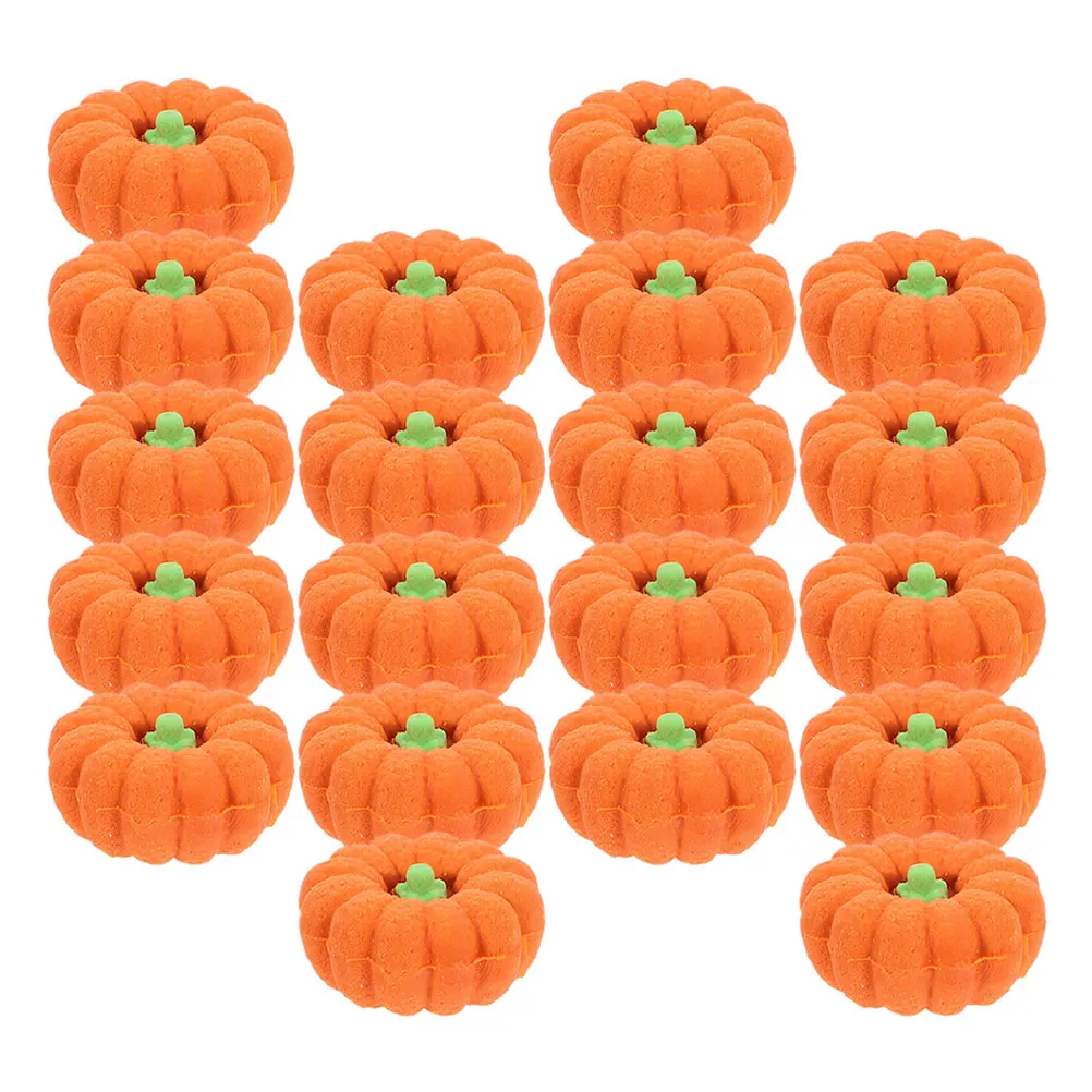 

100Pcs Mini Pumpkin Erasers Bulk 3D Halloween Pencil Erasers for Classroom Prizes Party Favor Fall Gifts Fall Gifts