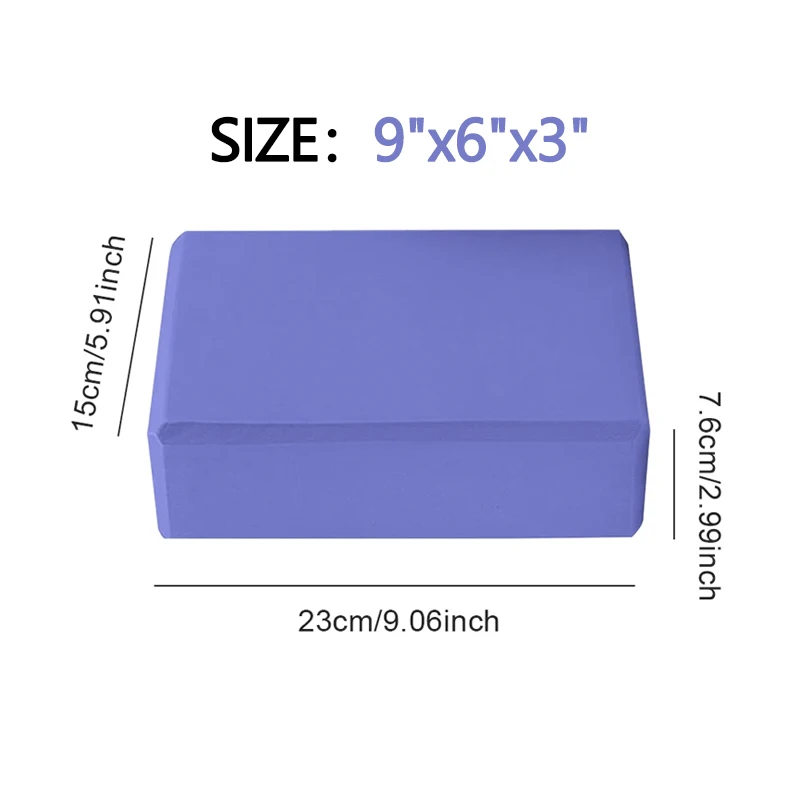 2PCS EVA Yoga Block Yoga Bausteine Feuchtigkeit-Beweis Hohe Dichte Yoga Blöcke Körper Gestaltung Yoga Blöcke Yoga liefert – Detail 7