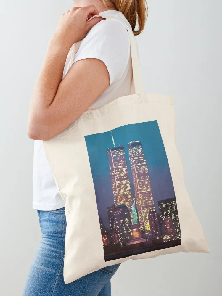 

Twin Towers Tote Bag shopper bags for women Customizable tote bag Large bags for women Women's tote bag