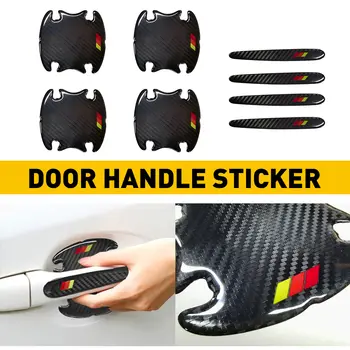 適用於豐田Tacoma、凱美瑞、紅杉的門把手防刮貼紙套裝 6 最佳銷售 汽車門把手貼紙 - №5