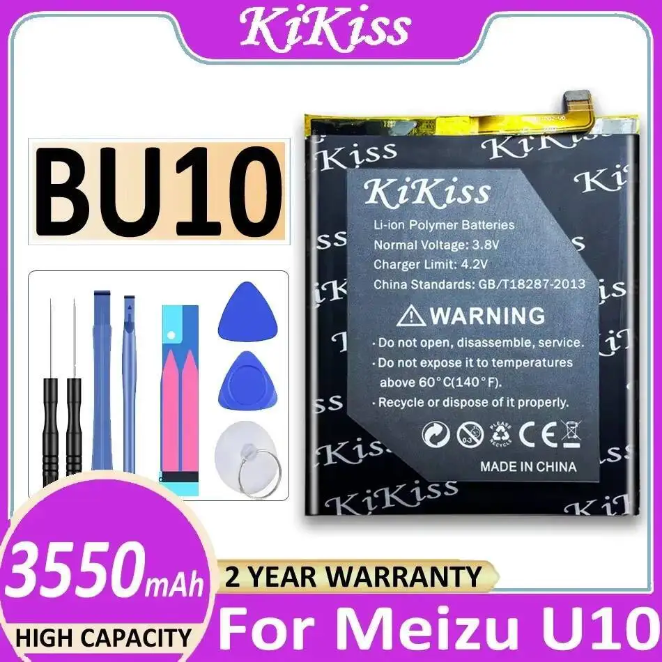 

Reliable Power For Meizu Meilan U10 Mobile Phone Battery BU10 Replacement 3550Mah