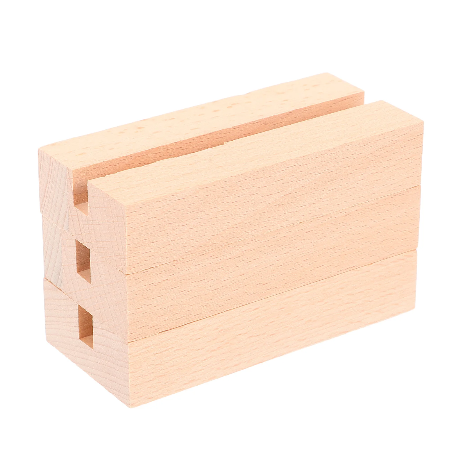 

3Pcs Wood Sign Holder with 8Mm Slot Sturdy Table Top Display Stand for Menus Signs Photos Restaurant Hotel Wedding Decor