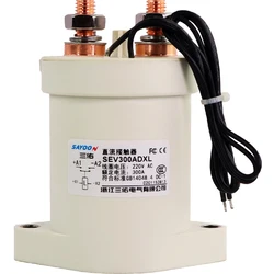 High Voltage 5-1000V 30A DC Contactor Power Relay SEV30ADXL Coil 12V 24V 36V For Charging Piles Electric Car etc