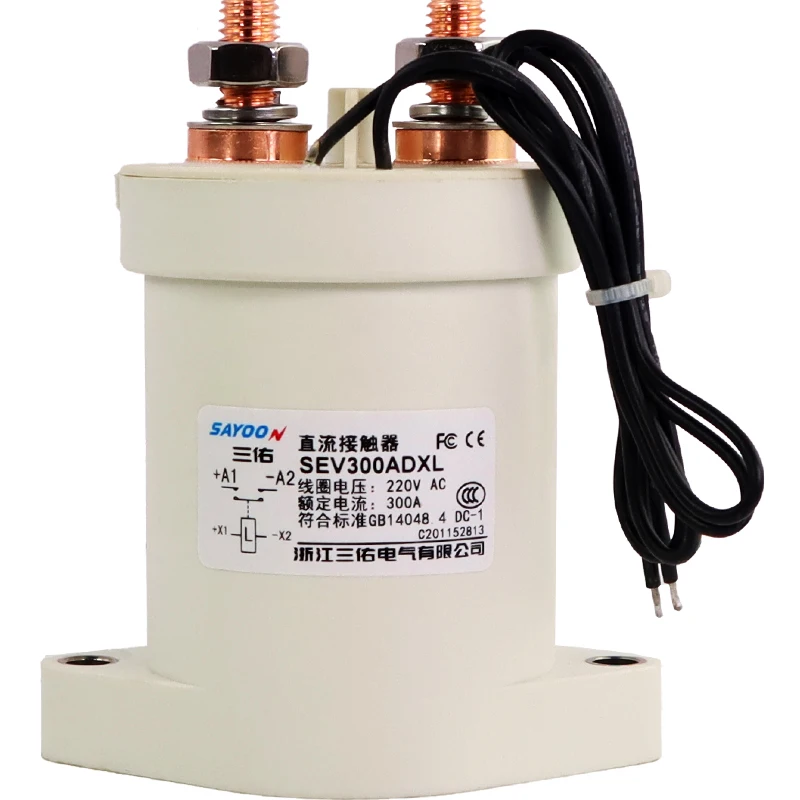 High Voltage 5-1000V 30A DC Contactor Power Relay SEV30ADXL Coil  48V 60V 72V For Charging Piles Electric Car etc