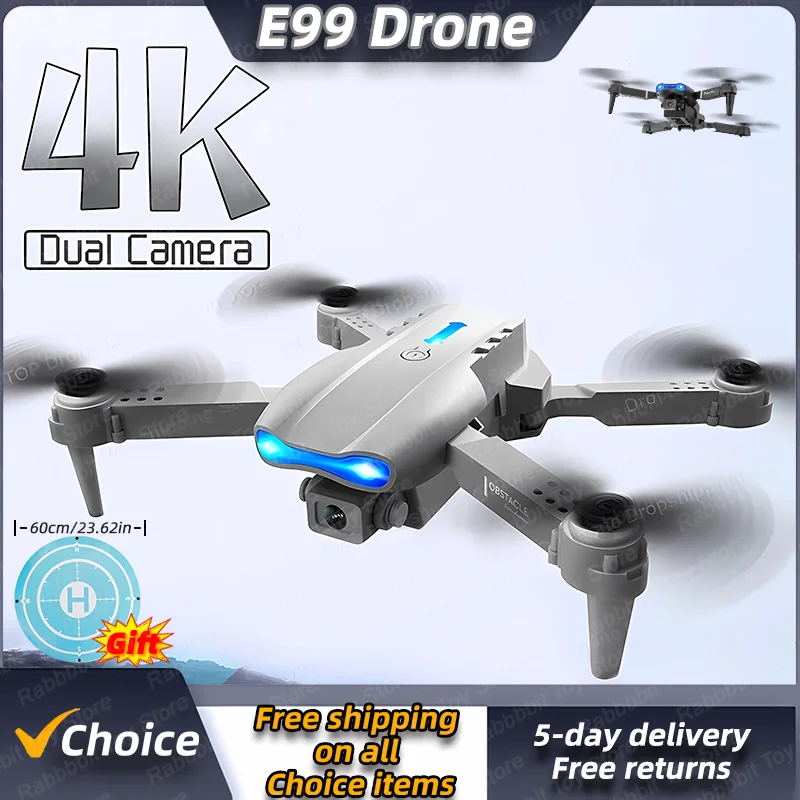 

Профессиональный мини-Дрон E99Pro RC 4K с широкоугольной Двойной HD-камерой