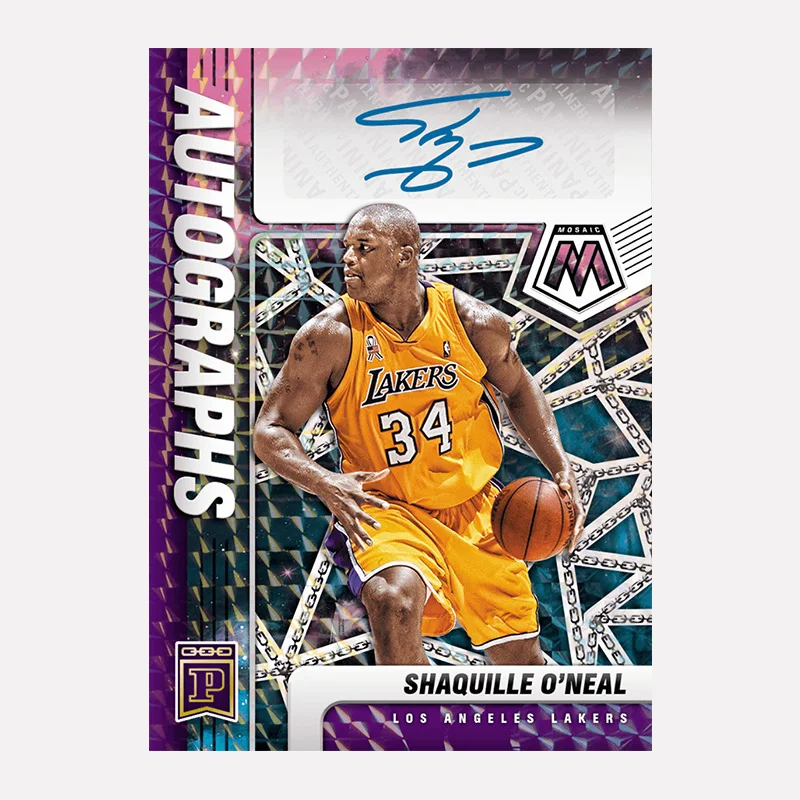 بانيني 2021 فسيفساء توقيع الدوري الاميركي للمحترفين شاكيل اونال ألين ايفرسون لتقوم بها بنفسك كرة السلة ستار بطاقات التداول هدية عيد ميلاد جمع #4