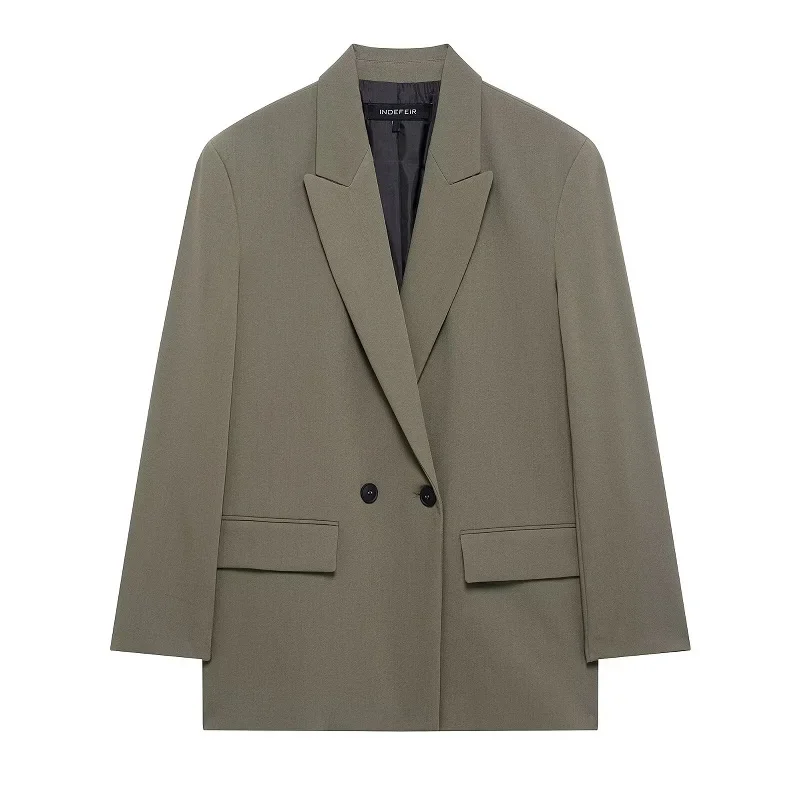 MUJER ผู้หญิงตัดเย็บ Blazers ตรง Office Blazer สําหรับผู้หญิงใหม่ใน Outerwears Casual Blazer ผู้หญิงแขนยาว Lady แจ็คเก็ต