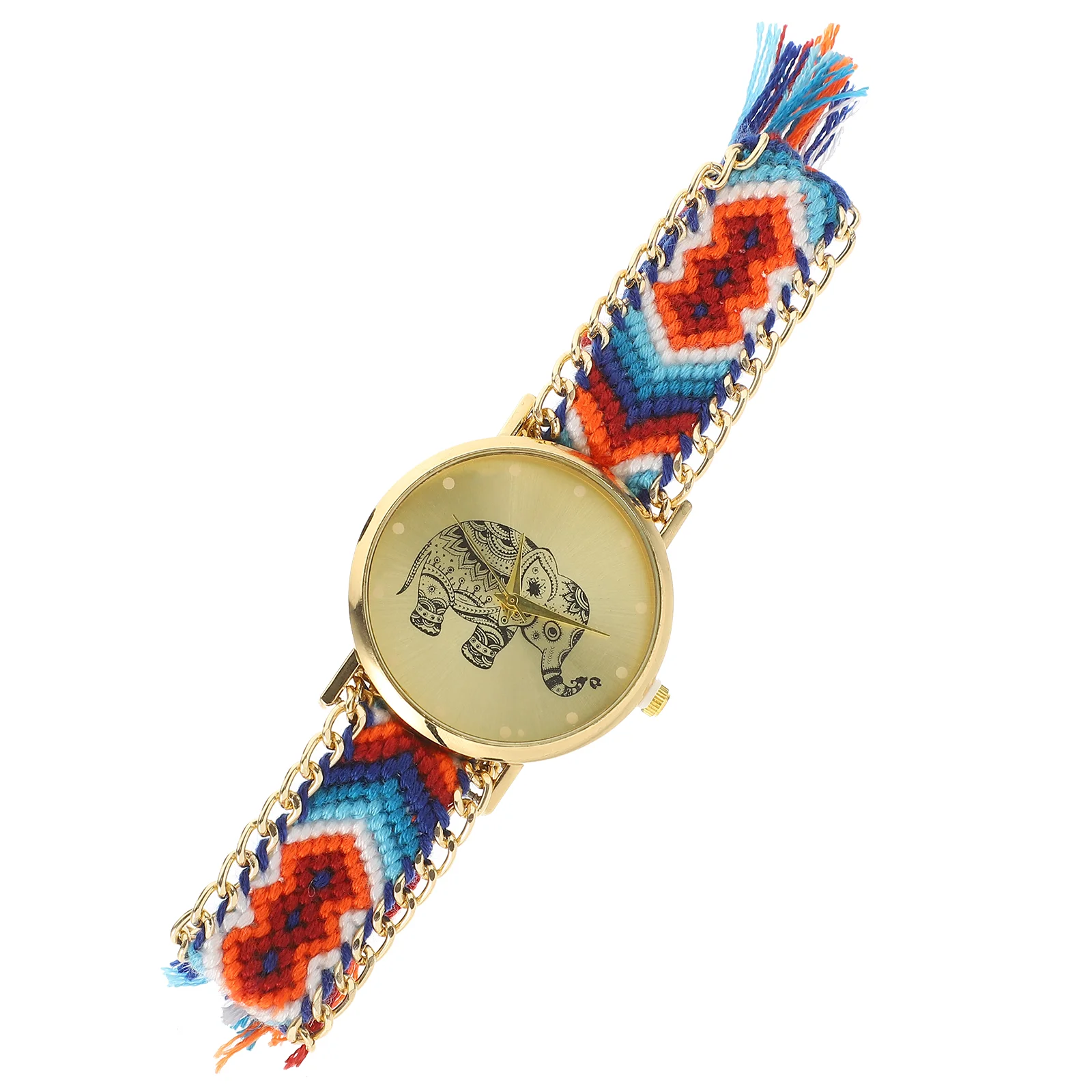 

Woven Watch Elephant Wrist for Men Simple and Stylish Braided Bracelet Watches Women Men's