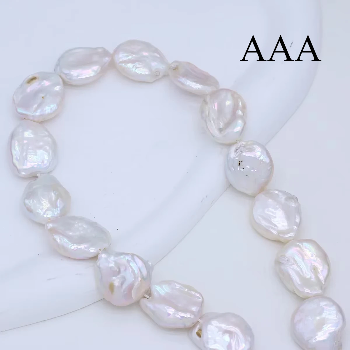 

18×20-20×22mm AAA Natural Freshwater Pearl Baroque Beaded Irregular Spaced for Jewelry Making DIY Necklace Bracelet Accessories