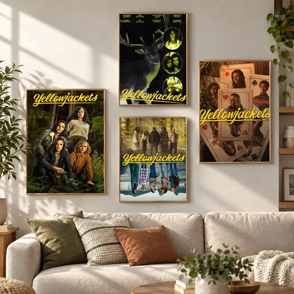 Horror Movie Y-Yellowjackets Poster HD Waterproof Aesthetic Wall For Home Decor Trendy Durable Easy To Apply Art