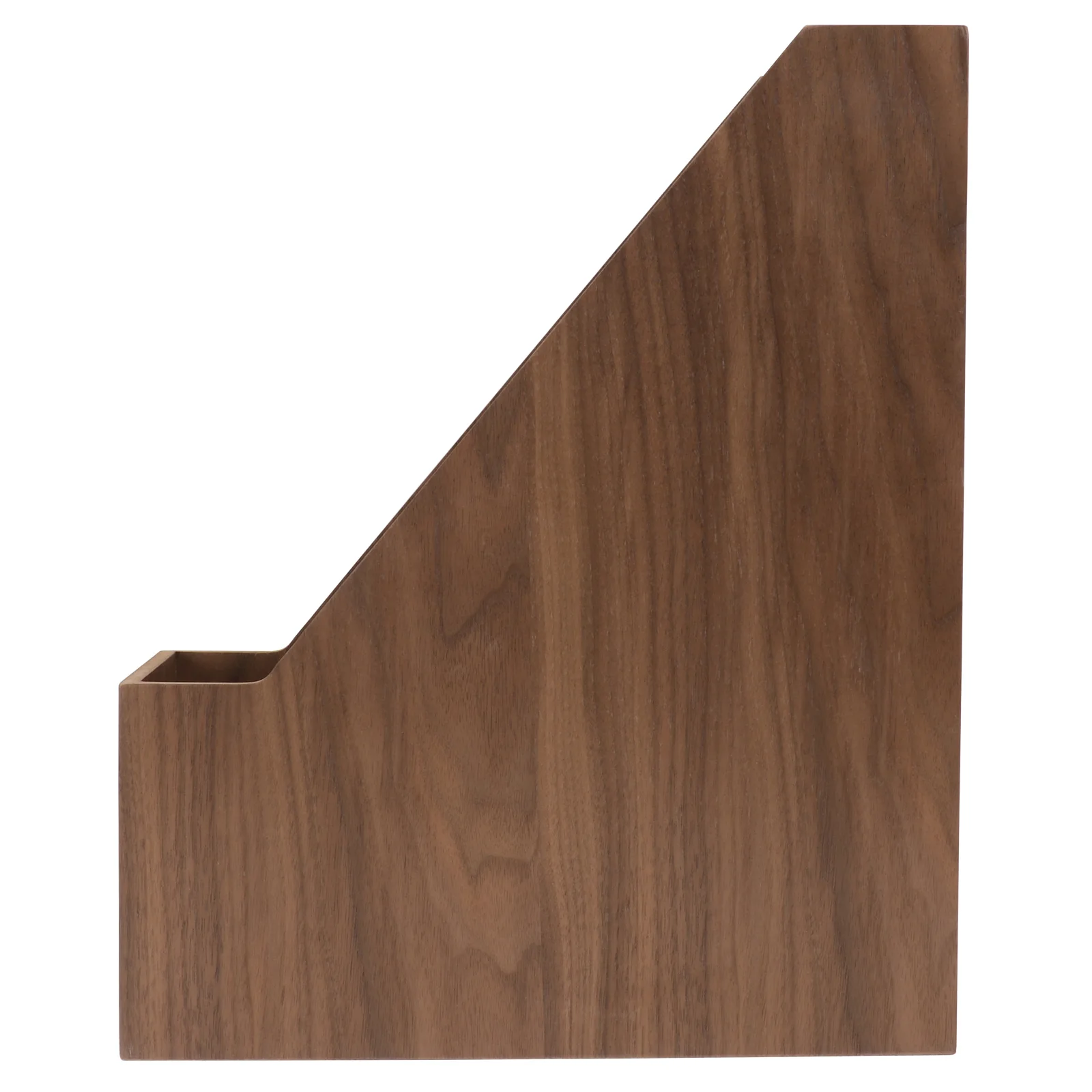 

Walnut Wood Document Box Safe Long Lasting Use ganize Magazines Files Books Home Office Classroom Library Modern