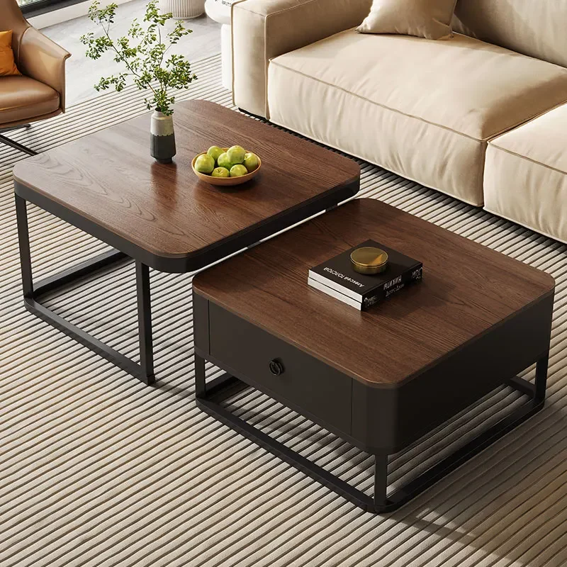 

Storage Simple Coffee Tables Trendy Premium Aesthetic Modern Coffee Tables Minimalist Glamour Table Basse Furniture