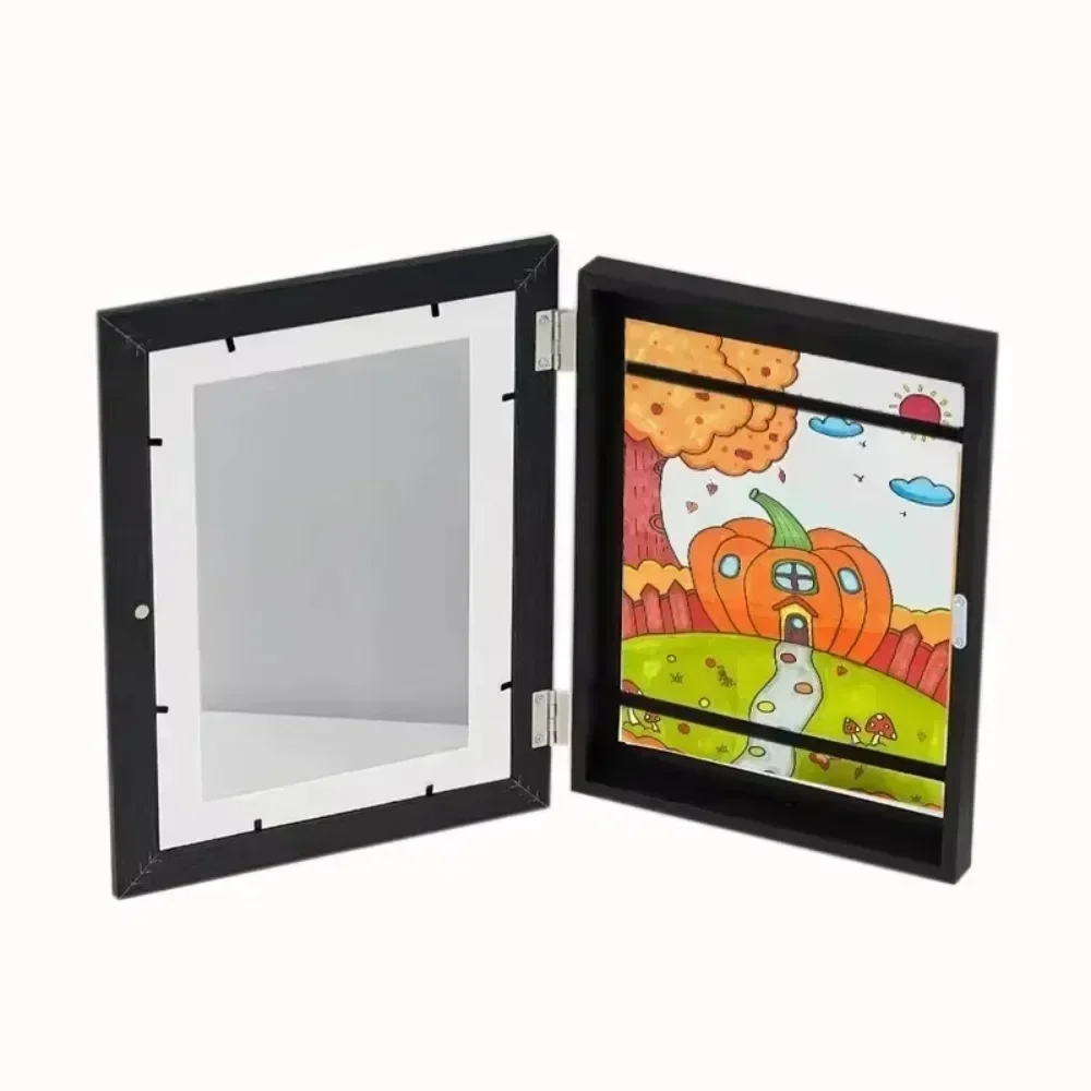 Children Art Frames Magnetic Front Open Changeable Kids Frametory for Poster Photo Drawing Paintings Pictures Display No Photos