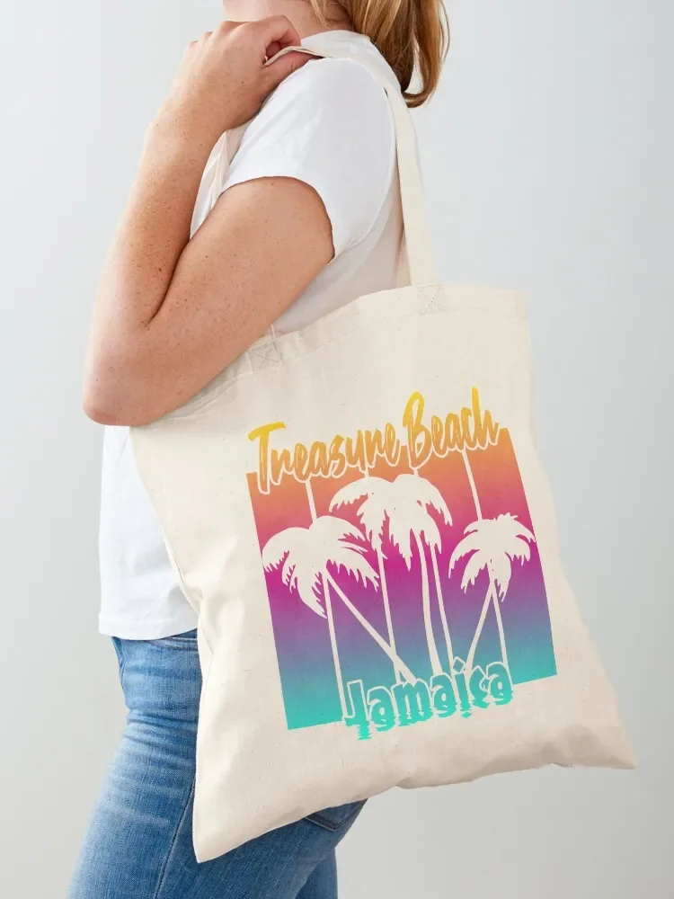 Treasure Beach Jamaica Tote Bag custom canvas bag bag for beach Reusable bags Large bags for women