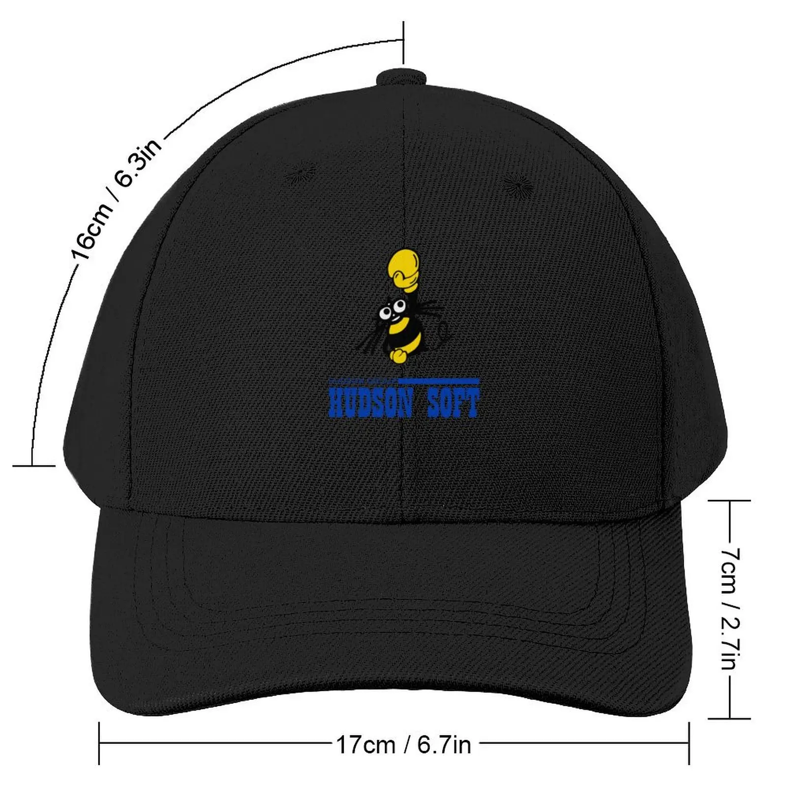 Hudson Soft Boxing Bee Logo Baseball Cap Hood Cosplay cute summer hat Women's Beach Visor Men's