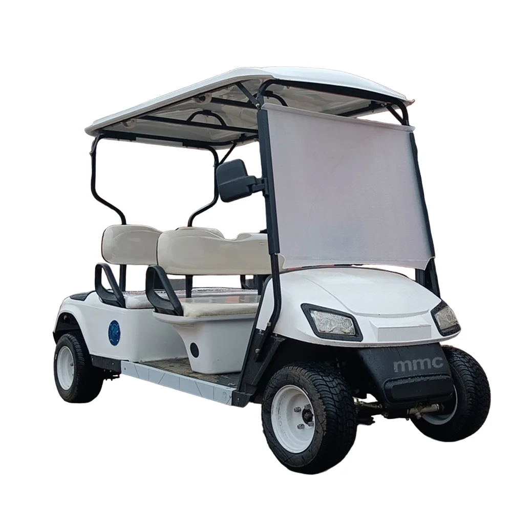 New Cheap Price 4 6 Seats Electric Golf Carts Club Car Sightseeing Bus 72V lithium battery 4 Seater Electric Golf Cart