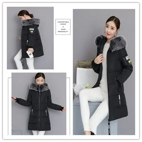 Winter Coat 2026 New Women's Thick Cotton Jacket Women Hooded Coat Medium Long Casual Student Jackets Female Warm Parka Overcoat