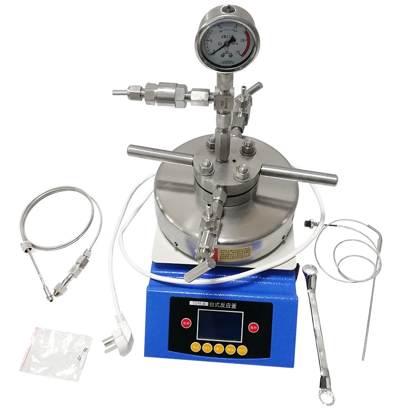 High pressure temperature Autoclave Reactor 50ml with magnetic stirrer max 350C fast shipping