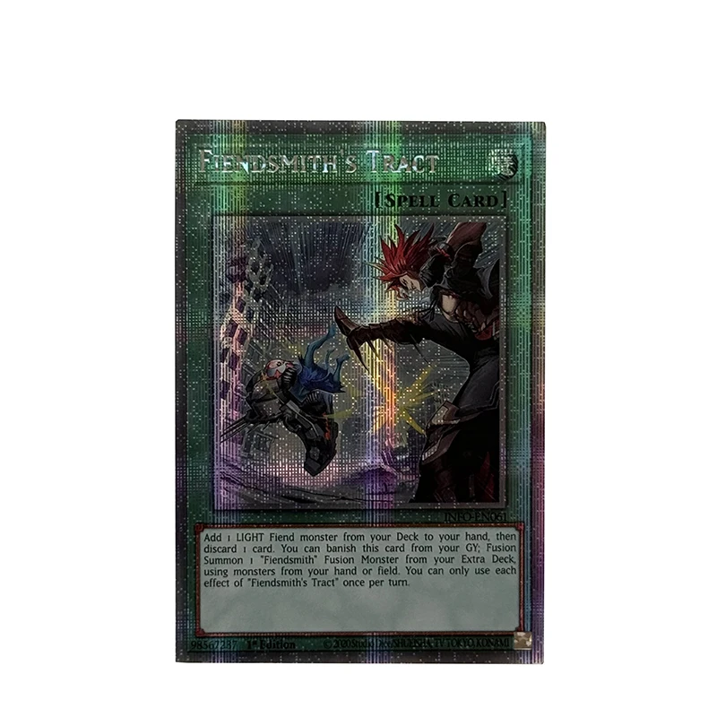 ยูกิโอ! คอลเลกชัน DIY Proxy การ์ด Fiendsmiths Tract Requiem Lacrima the Crimson Tears Fiendsmith Non-Original คอลเลกชันเกม