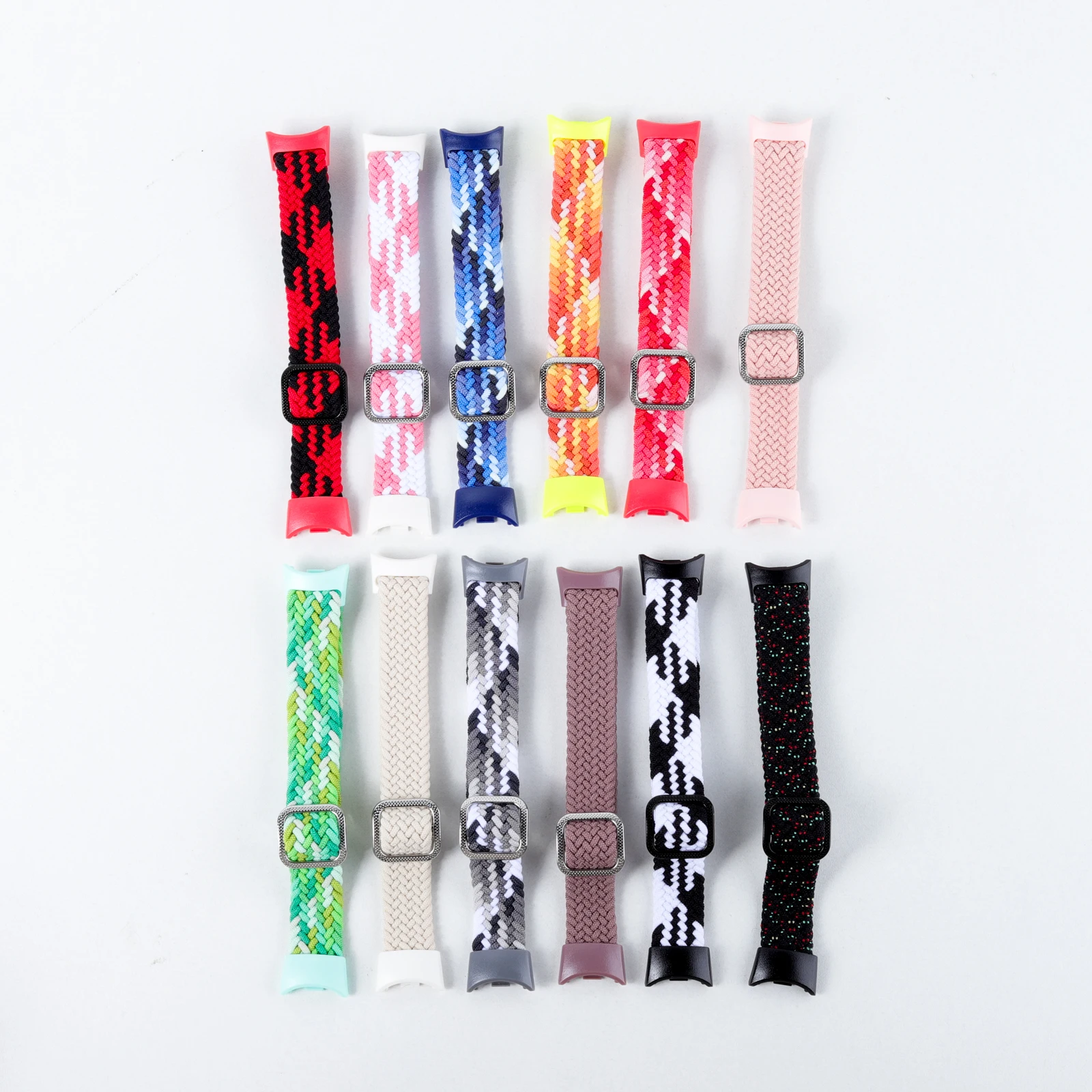 Braided Straps for Mi Band 11/10/9 Bracelet Elastic Adjustable Nylon Miband 4 5 Correas Wristband for Xiaomi Mi Band 4 3 5 6 7 8