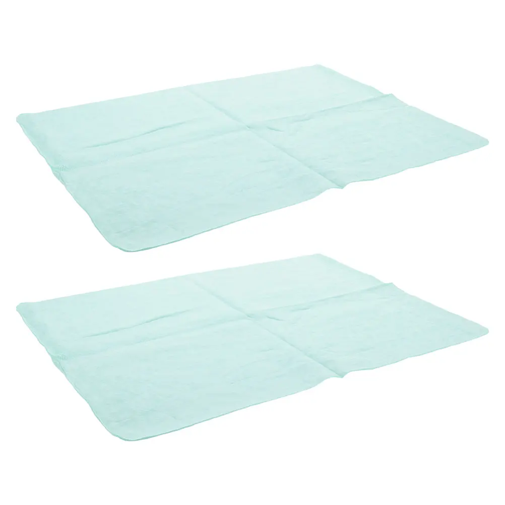 

2pcs Drying Towels Super Absorbent Thickened Artificial Chamois Cloth For Car Washing Cleaning Detailing Glass Windows Reusable