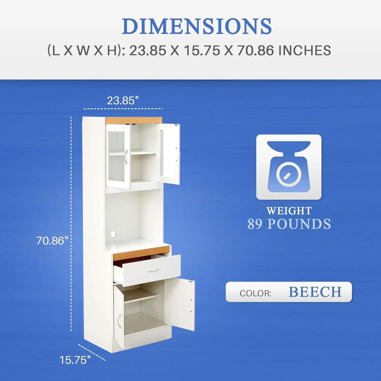 Kitchen Tools, latest model  adjustable kitchen storage locker, standing, 66% off price