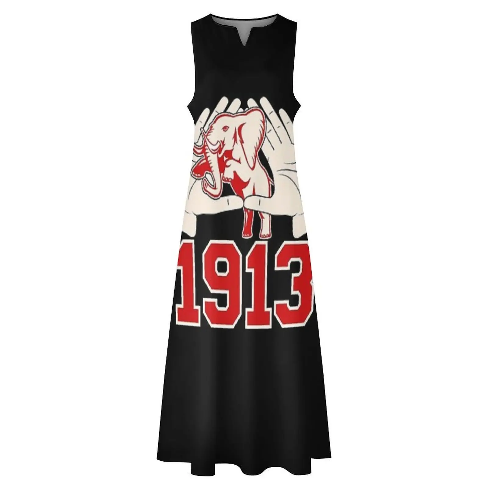 Delta 1913 Sigma Theta para Fans vestido largo vestidos casuales ropa de mujer Corea elegante vestido de mujer vestidos para mujer 2025