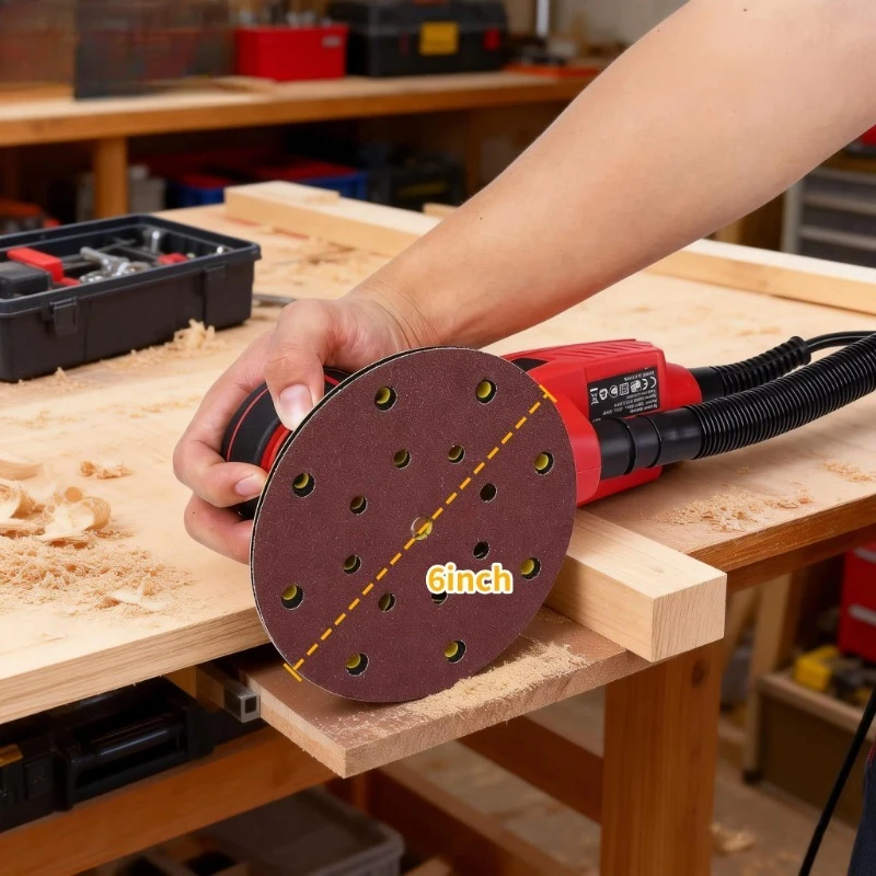 variable speed 10000 rpm professional grade   sander alumina hook and loop pad 3 year warranty DIY woodworking