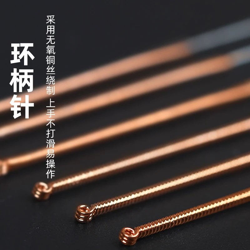 High Quality Acupuncture Needle 100 ZHONGYANTAIHE Copper Handle Disposable Sterile Beauty Massage Needles 0.25/0.30/0.35mm