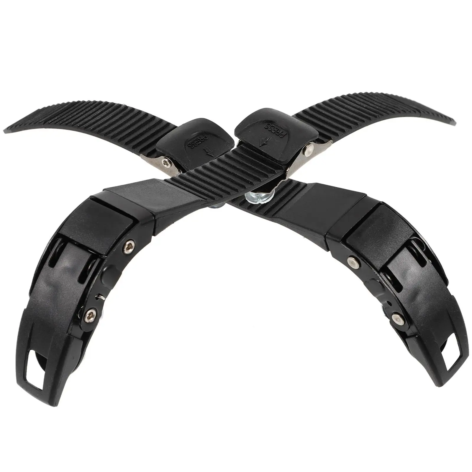 

2 Pcs Ice Skate Buckle Skates Inline Strap Accessories - Fixing Straps Skating Roller Accessories\