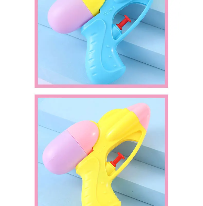 ปืนฉีดน้ําขนาดเล็กฤดูร้อนกลางแจ้งสเปรย์น้ําปืนดึงช่วงแรงดันสูงชายหาดสระว่ายน้ําน้ําสนุกเล่นของเล่นขนาดเล็กเด็ก 13 ซม