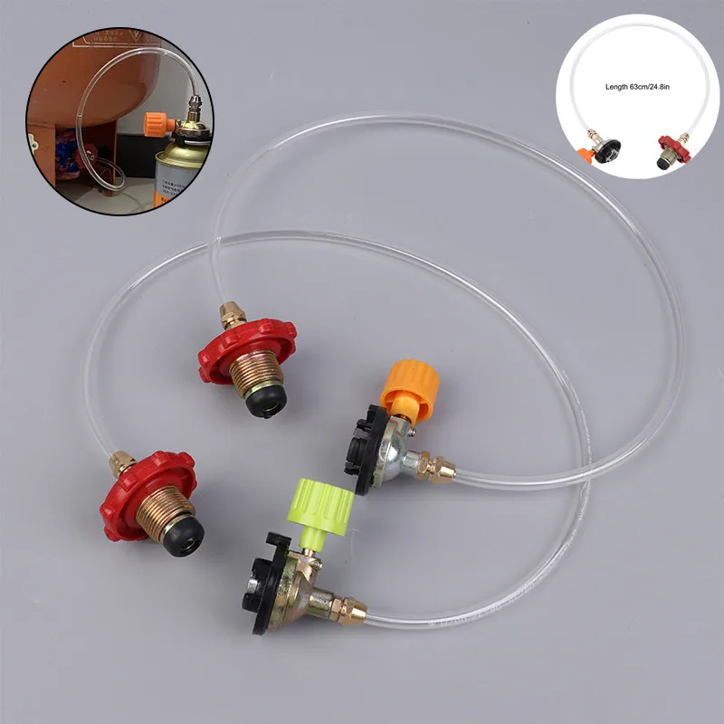 1Piece Camping Gas Stove Gas Refill Adapter Outdoor Cassette Gas Tank Filling Valve Gas Tank Furnace Inflation Valve Accessories