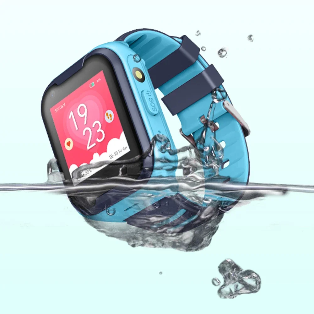 2019 Waterproof Gps video call P5 positioning Children's Phone Smart Watch SOS 4G kids smart watch