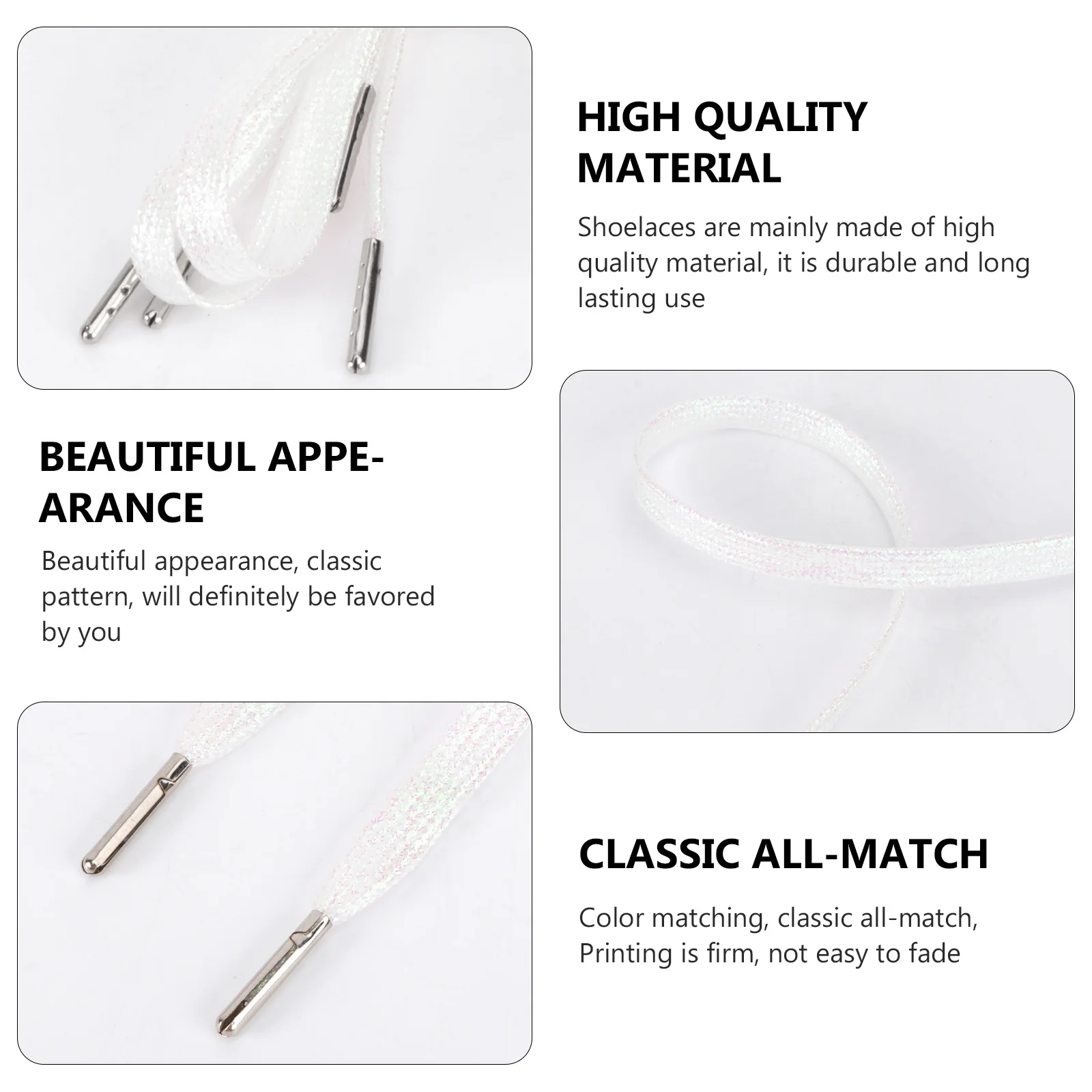 

1 пара пластиковых шнурков с металлическим наконечником, кроссовки с завязками для обуви, повседневная спортивная обувь, прочные долговечные шнурки для обуви