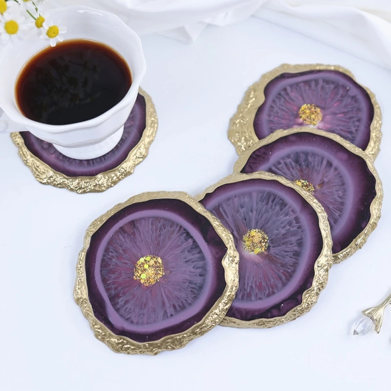 Resin Tray Molds Irregular Silicone Coasters Molds for DIY Cup Mat Home Decor Dropshipping