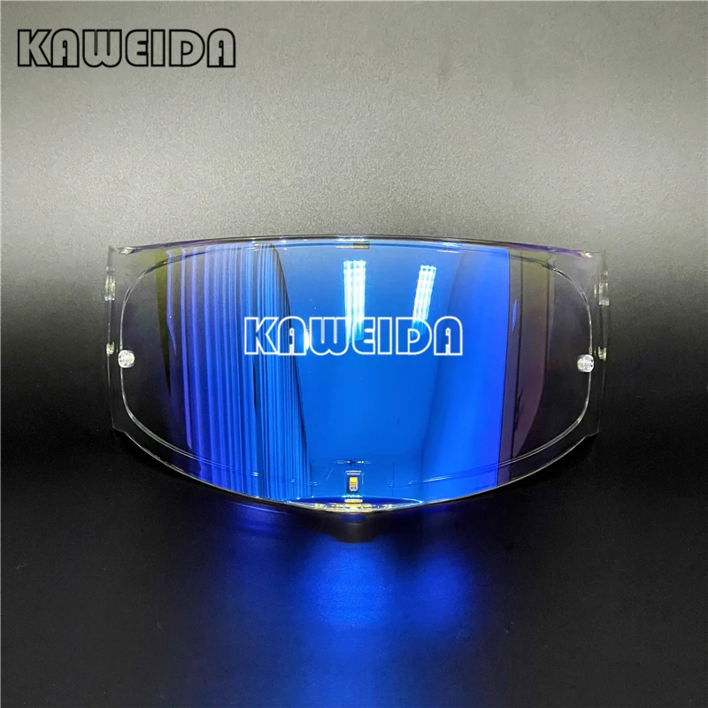 KF-Visor Visiera Casco PC Trasparente/Fumo Per LS2 FF320 FF328 FF353 – Ricambio Sostitutivo Nero