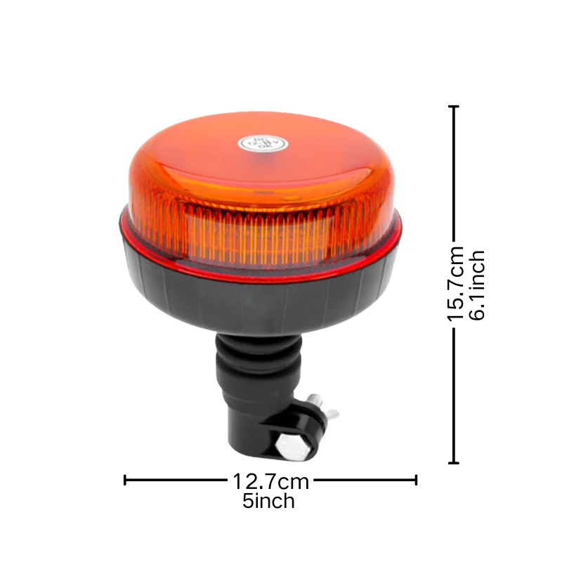 2026 Signal Strobe Beacon 3 Flash Patterns Emergency Flash Light Pipe Type Warning Safety Vehicle Roof Lamp