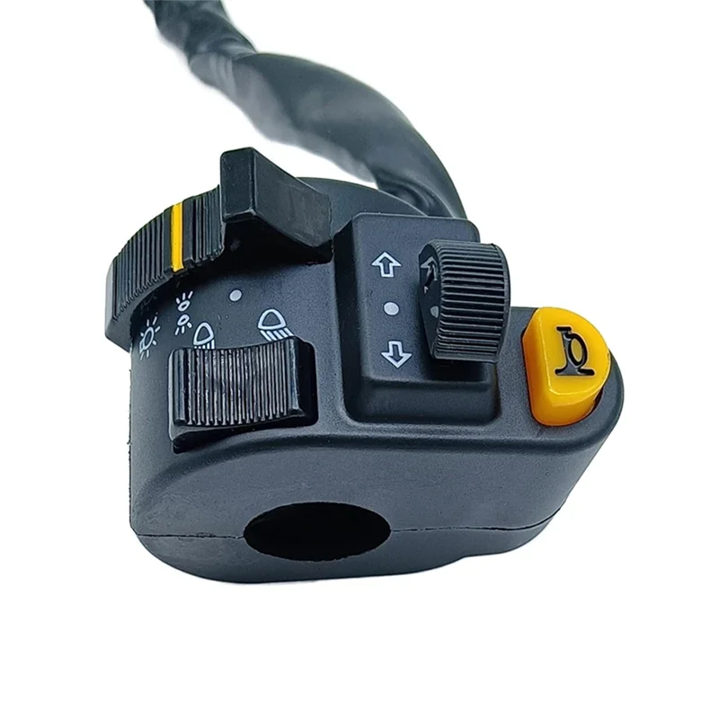 Simple Motorcycle 22Mm Handlebar Switch For Horn Headlight Fog Light For Tricycle Universal Switches 12V