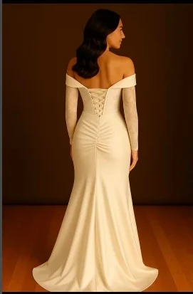 LORIE Red A-Line sin espalda personalizado