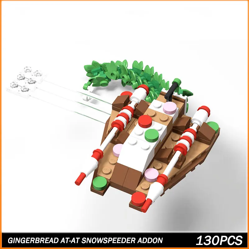 

MOC Building Block Space Wars Series MOC Gingerbread Space Spacecraft Creativity Education Puzzle Toy Juguetes Xmas Gifts 130PCS