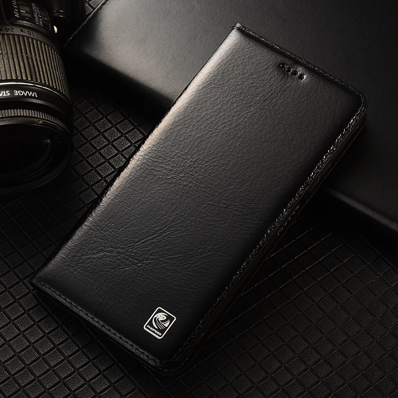 

Genuine Leather Flip Case For Honor Magic 7 8 Pro Lite Phone Cover Cases ShuiRui Series Handmade Scratch Proof