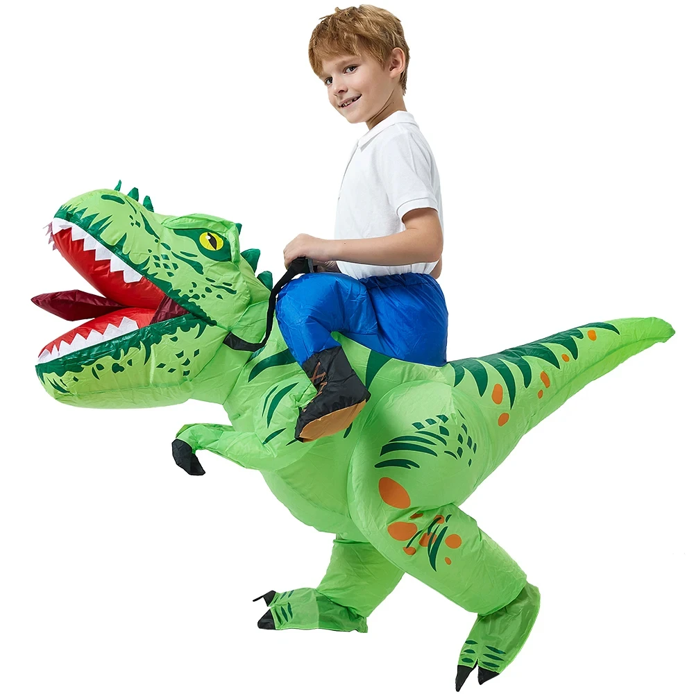 

Popular anime dinosaur inflatable costume party mascot costume set Disfraz role-playing Halloween adult costume