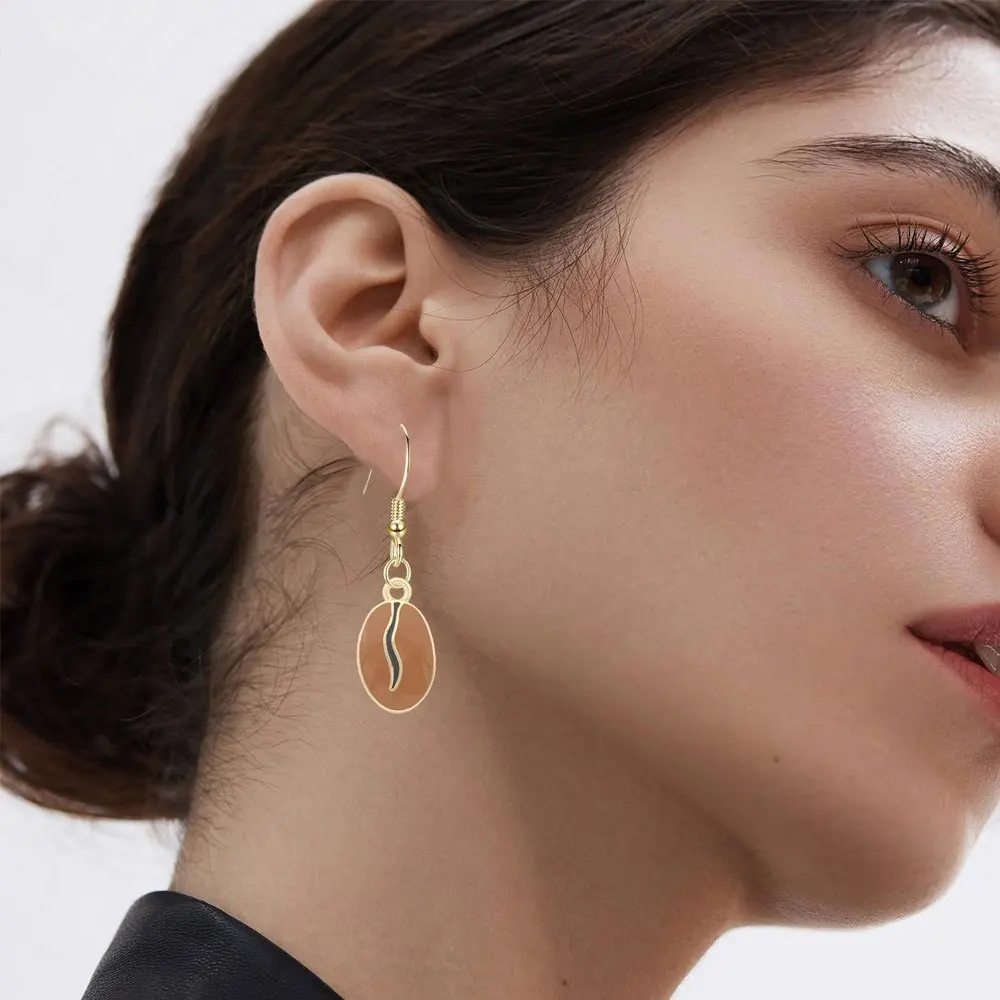 3/8/16 قطعة المعلقات الزخرفية على شكل كوب القط والقهوة، والأقراط DIY، كإكسسوارات الديكور لعيد الحب وعيد الأم #6