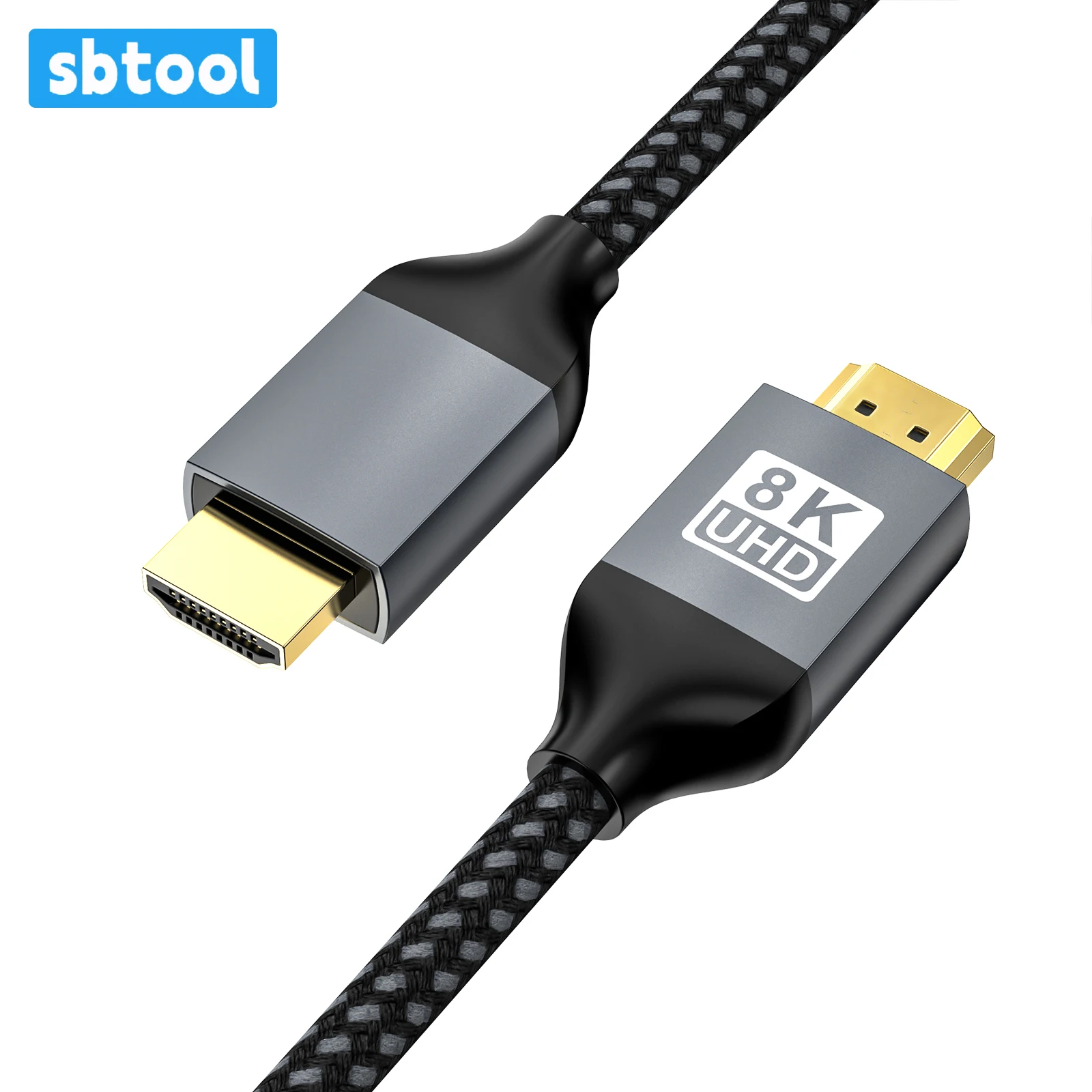 HDMI Adapter Cable 8K@60Hz 48Gbps 1m 2m 3m Support 4K 60Hz HDMI2.1 Extension Cord Connector for PC TV Projector
