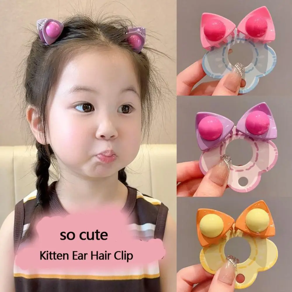 Fashion Cat Ear Hair Claw Kitten Ear Cute Hair Clip Sweet Hair Accessories for Children